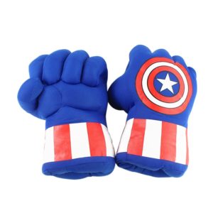11" 28cm Marvel Avengers Superhero Captain America Plush Gloves Captain Performing Props Toys Gift for Kids
