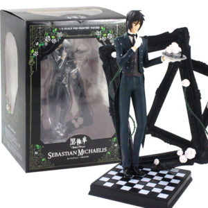 18cm 25cm Anime Black Butler Figure Kuroshitsuji Sebastian Ciel PVC Action Figure Collectible Model Toys Gift