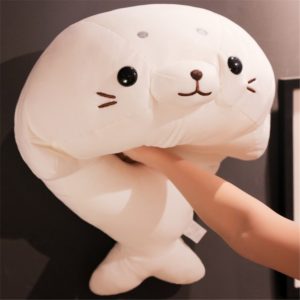 1pc 50-60cm Cute Stuffed Sea Lion Plush Toy Soft Pillow Kawaii Cartoon Animal Seal Toy Doll for Kids Lovely Chilren's Gift