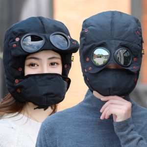 2020 New original design fashion warm cap winter men winter hats for women kids waterproof hood hat with glasses cool balaclava