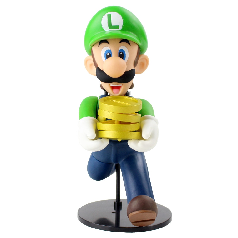 21-23cm-Super-Mario-Bros-2-Luigi-Mario-Action-Figure-Anime-New-Flying-Gold-coin-Mario-2