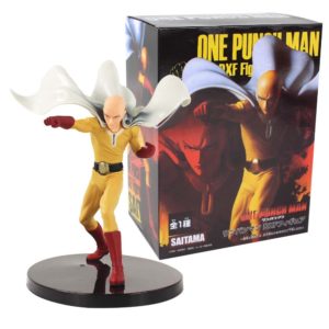 21cm Anime DXF Figure One Punch Man Saitama Sensei PVC Action Figure Collectible Model Toy Kids Gift