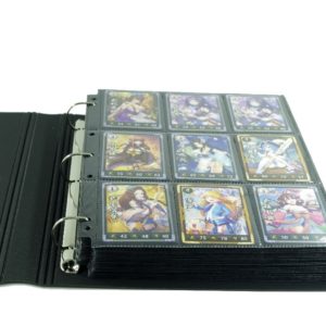 30pages trading game cards board game album playing cards holder Albums book For Pokemen CCG MGT Yugioh transparent/black pages