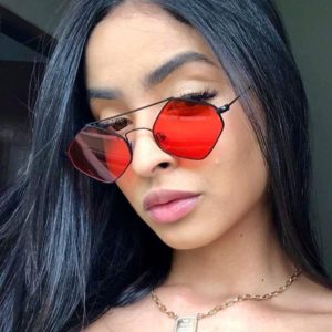 90S Hippie Vintage Sunglasses for Women Festival Rave Party Diamond Sun Glasses Ladies 70S 80S Eyeglasses Red Pink Eyeglasses