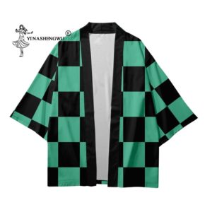 Anime Kimono Demon Slayer Kimetsu no Yaiba new design Japan Kimono Haori Yukata Cosplay Costume Women Men Cool Casual Top Coat