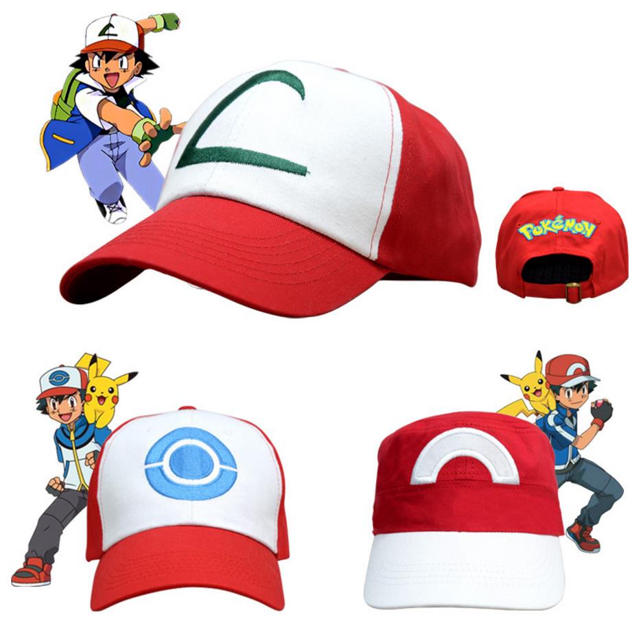 Anime-Pocket-Monster-Cosplay-Costumes-Hats-Ash-Ketchum-Cap