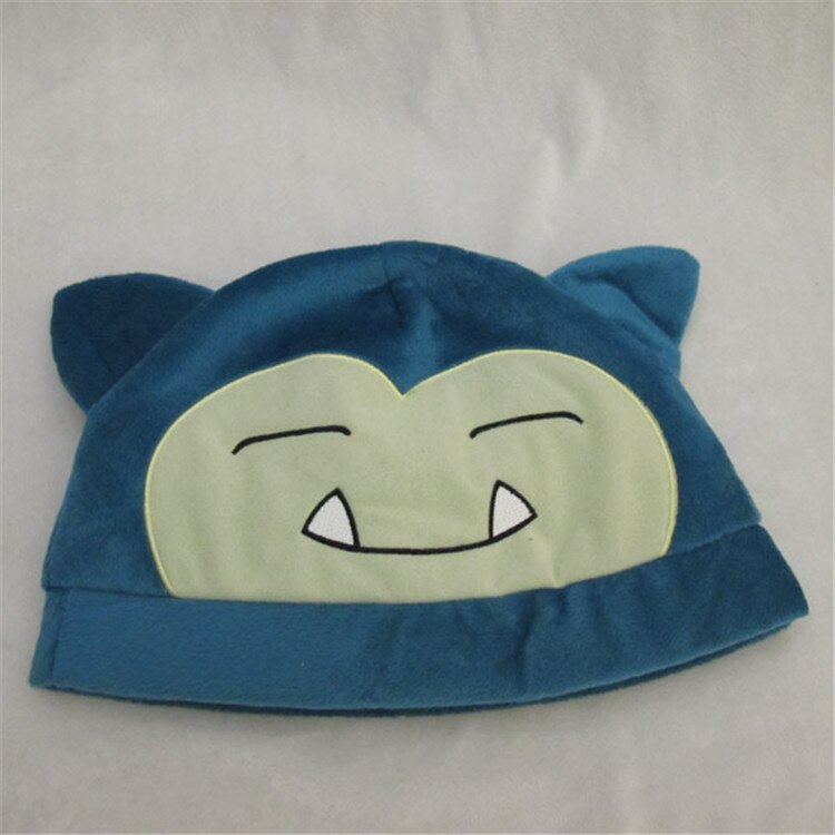Anime-Snorlax-hat-keep-warm-soft-plush-costume-cap-adult-1