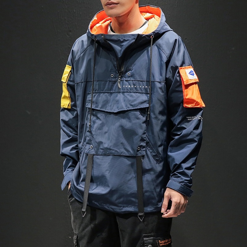 Autumn-Half-Zipper-Pullover-Jacket-Mens-Patchwork-Hooded-Jackets-2019-Male-Windbreaker-Streetwear-Hoody-Waterproof-Coat-2