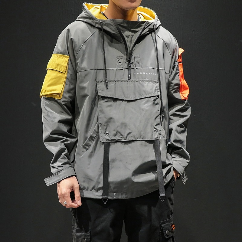 Autumn-Half-Zipper-Pullover-Jacket-Mens-Patchwork-Hooded-Jackets-2019-Male-Windbreaker-Streetwear-Hoody-Waterproof-Coat-3