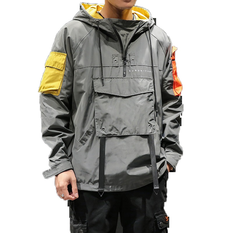 Autumn-Half-Zipper-Pullover-Jacket-Mens-Patchwork-Hooded-Jackets-2019-Male-Windbreaker-Streetwear-Hoody-Waterproof-Coat