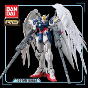 BANDAI RG 1/144 New Mobile Report Gundam XXXG-00W0 W-Gundam Zero Custom Effects Action Figure Model Modification