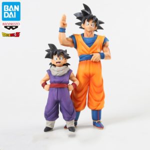 BanDai BANPRESTO 21CM Dragon Ball SON GOKU SON GOHAN with Box Can Change Hands Hobbies Model Action Figure Kids Toy Gift