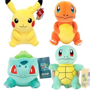 Charmander Squirtle Pikachued Bulbasaur Jigglypuff Lapras Eevee anime pokemoned stuffed toy Peluche plush doll Gift For kid