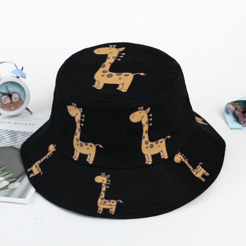 Children-Kids-Summer-Cotton-Bucket-Hat-Cute-Cartoon-Giraffe-Animal-Printed-Outdoor-Wide-Brim-Sunscreen-Fisherman-4