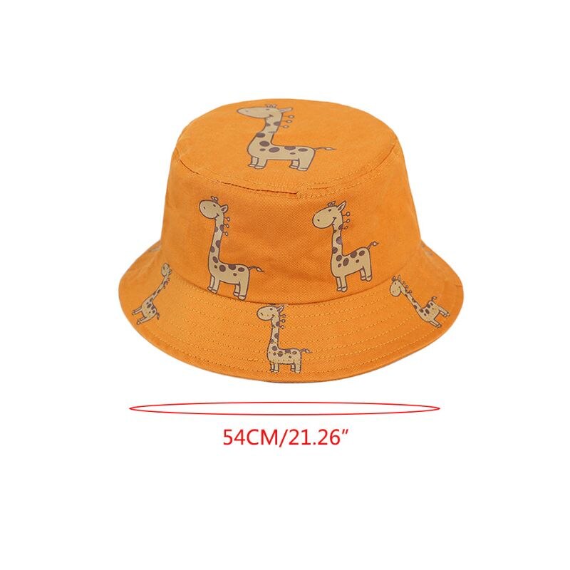 Children-Kids-Summer-Cotton-Bucket-Hat-Cute-Cartoon-Giraffe-Animal-Printed-Outdoor-Wide-Brim-Sunscreen-Fisherman-5