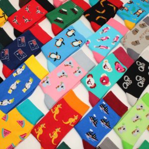 Colorful Women's Cotton Crew Socks Funny fruit watermelon Banana penguin Animal Pattern Creative Ladies Novelty Socks For Gifts