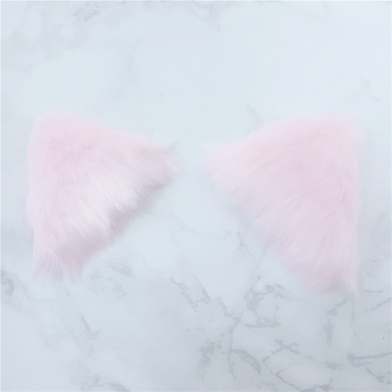 Handmade-Anime-Neko-Costume-Hair-Clip-Lolita-Cosplay-Party-Cat-Fox-Fur-Ears-Lovely-Night-Party-3