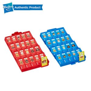 Hasbro Gaming Guess Who Grab And Go Game Puzzle Game Assembly Toy Gift For Children Teens Adult Party Family Game