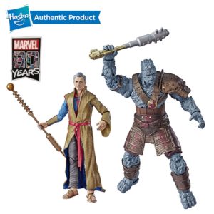 Hasbro Marvel Legends 80th Anniversary Avengers 3 Raytheon Movie Grandmaster & Korg Stone Man Warrior 6 inch Action Figures