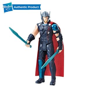 Hasbro Marvel Thor Ragnarok Electronic Thor PVC Action Figure Collectible Model Boys Toy With Sound Effects Christmas Gifts
