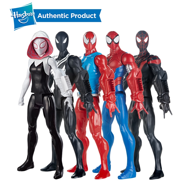 Hasbro-Spider-man-Series-Of-Gwen-Miles-Morales-Marvels-Scarlet-Spider-Armored-Black-Suit-For-Girls-5