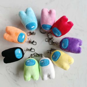 Hot Game Among Us Plush Toys Soft Animal Stuffed Doll Cute Among Us Plushie Figure Toys for Pendant Christmas Gift 8cm
