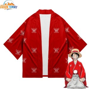 Japanese Kimono One Piece new print Luffy Cardigan Cosplay Shirt Summer cosplay One Piece Kimono cardigan samurai costume cloths