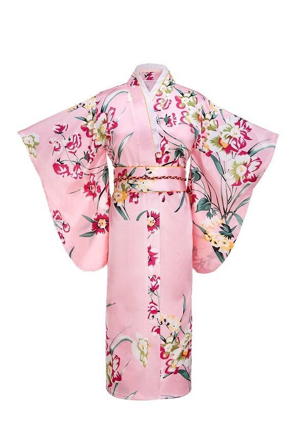 Japanese-Traditional-Yukata-Kimono-With-Obi-Vintage-Women-Evening-Dress-Geisha-Kimono-Vintage-Women-Stage-Show-2