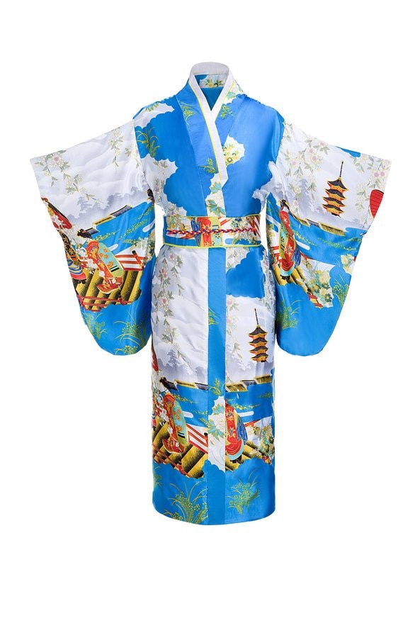 Japanese-Traditional-Yukata-Kimono-With-Obi-Vintage-Women-Evening-Dress-Geisha-Kimono-Vintage-Women-Stage-Show-5