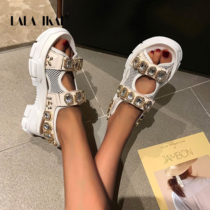 LALA-IKAI-Summer-Women-s-Sandals-Rhinestone-Thick-Bottom-Muffin-Fairy-High-Heels-Sneakers-Sandals-Ladies-2