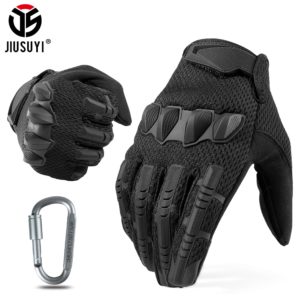 Military Black Glove Tactical Mittens Full Finger Long Gloves Rubber Protect Touch Screen Army SWAT Camo Airsoft Paintball Men