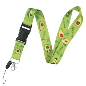 Mobile phone lanyard cute cartoon fruit avocado Lanyards for keys ID Card Gym Mobile Phone Straps DIY sling lasso