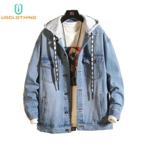 New Fashion men jeans jacket mens Bomber Jackets Men hip hop Man Vintage Denim Jacket coat Streetwear Chaqueta Hombre 3XL 4XL