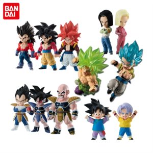 Original BANDAI ADVERGE Collection Figure - Gokou Kakarotto Bejita Gogeta Nappa Turles Android No.17 18 Goten Trunks Broly