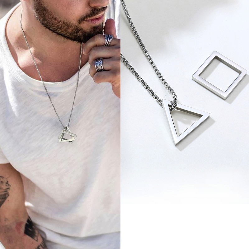 POPULAR-INTERLOCKING-SQUARE-TRIANGLE-MALE-PENDANT-FOR-MEN-STAINLESS-STEEL-MODERN-TRENDY-GEOMETRIC-STACKING-STREETWEAR-NECKLACE