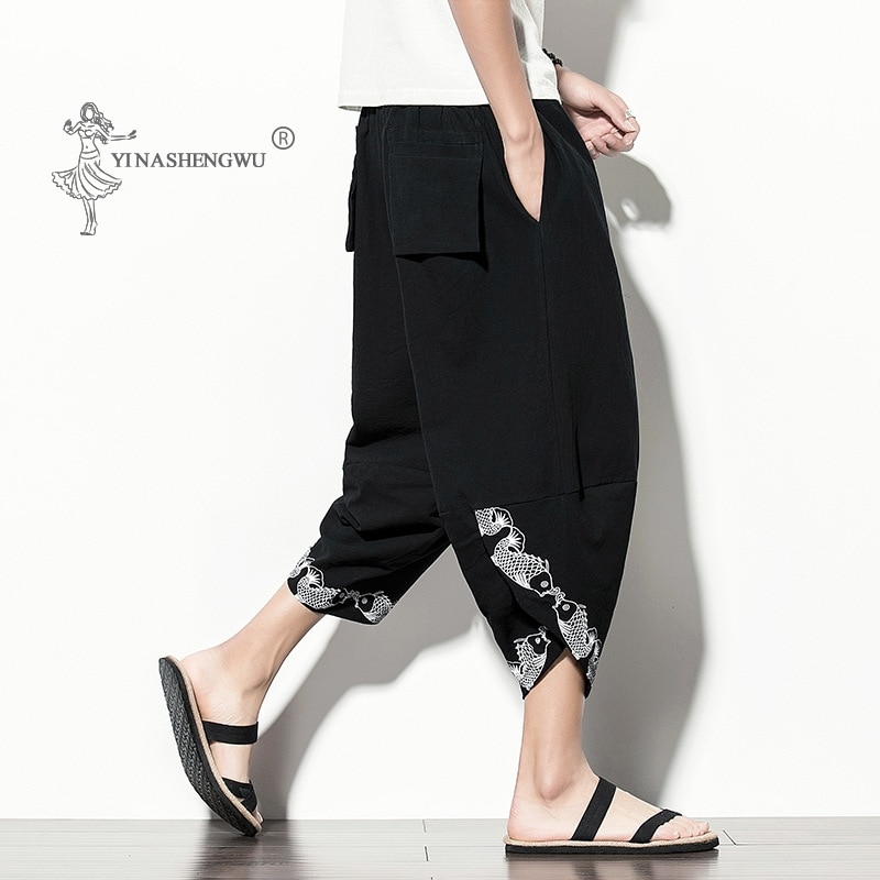 Summer-Kimono-New-Trousers-Retro-Japanese-Plus-sized-Harem-Printed-Pants-Chinese-Shorts-Japan-Male-Harajuku-2