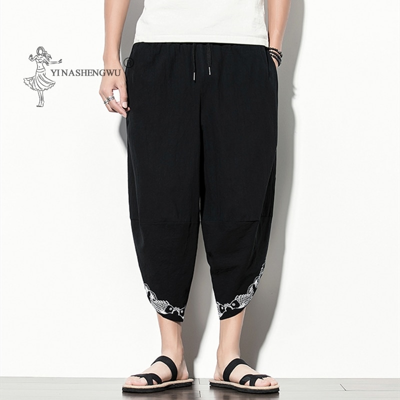 Summer-Kimono-New-Trousers-Retro-Japanese-Plus-sized-Harem-Printed-Pants-Chinese-Shorts-Japan-Male-Harajuku-3