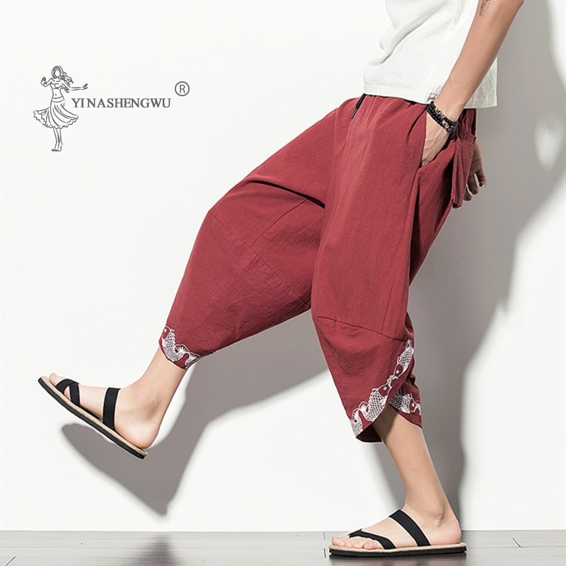 Summer-Kimono-New-Trousers-Retro-Japanese-Plus-sized-Harem-Printed-Pants-Chinese-Shorts-Japan-Male-Harajuku-4