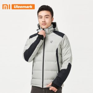 Xiaomi Thick Casual Fashion Down Jacket Men Winter Warm White Duck Down Men's Hooded Fitted Puffer Jacket Uleemark