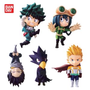 bandai anime My Hero Academia Midoriya Izuku Asui Tsuyu Tokoyami Fumikage Pendant Hobbies Model Action Toy Figures